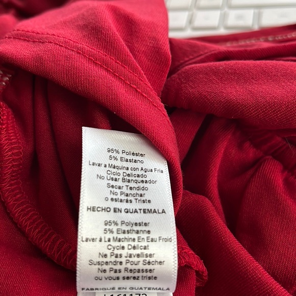 LULAROE Red Amanda dress size 3X - Picture 7 of 8